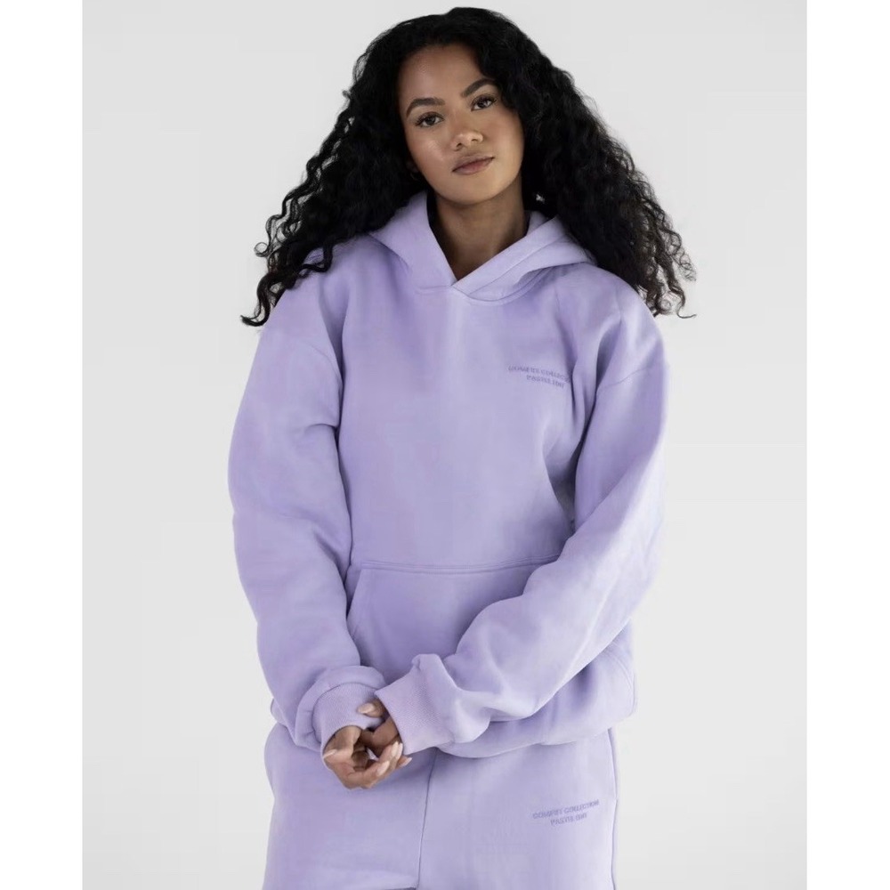 Comfrt  Collection Hoodie unisex Size Large Pastel Edit Limited Edition Lavender